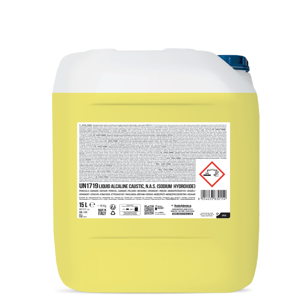 Stovil Power – Detergente Lavastoviglie Professionale Acque Medie