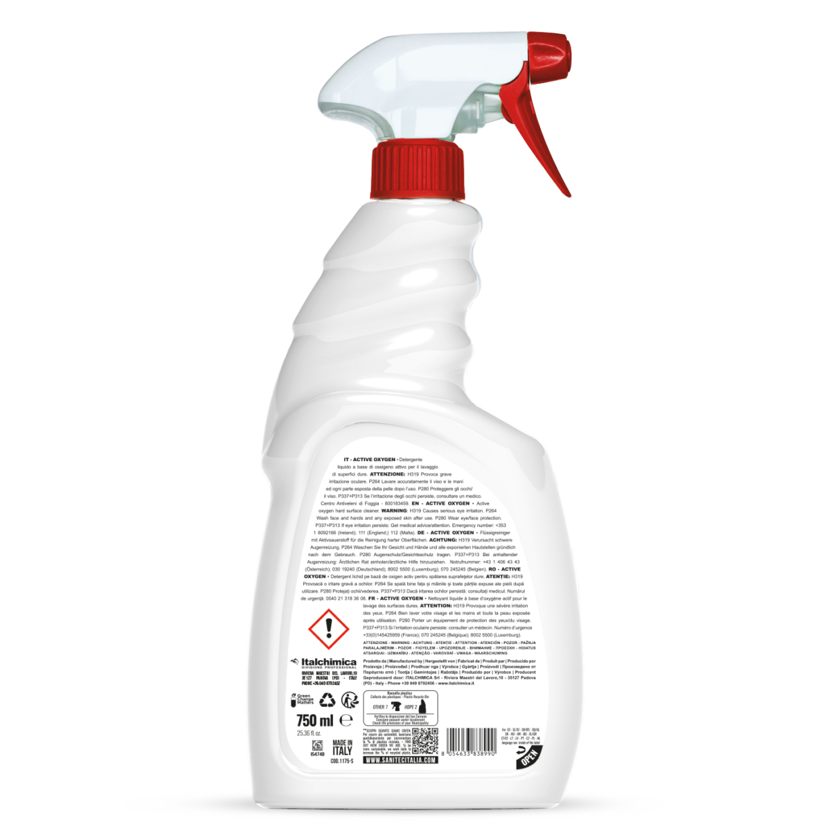 Active Oxygen Foam – Sbiancante a Ossigeno Attivo Spray