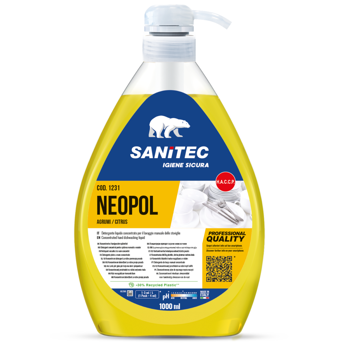 Neopol Agrumi – Detersivo Piatti Manuale Profumo Agrumi