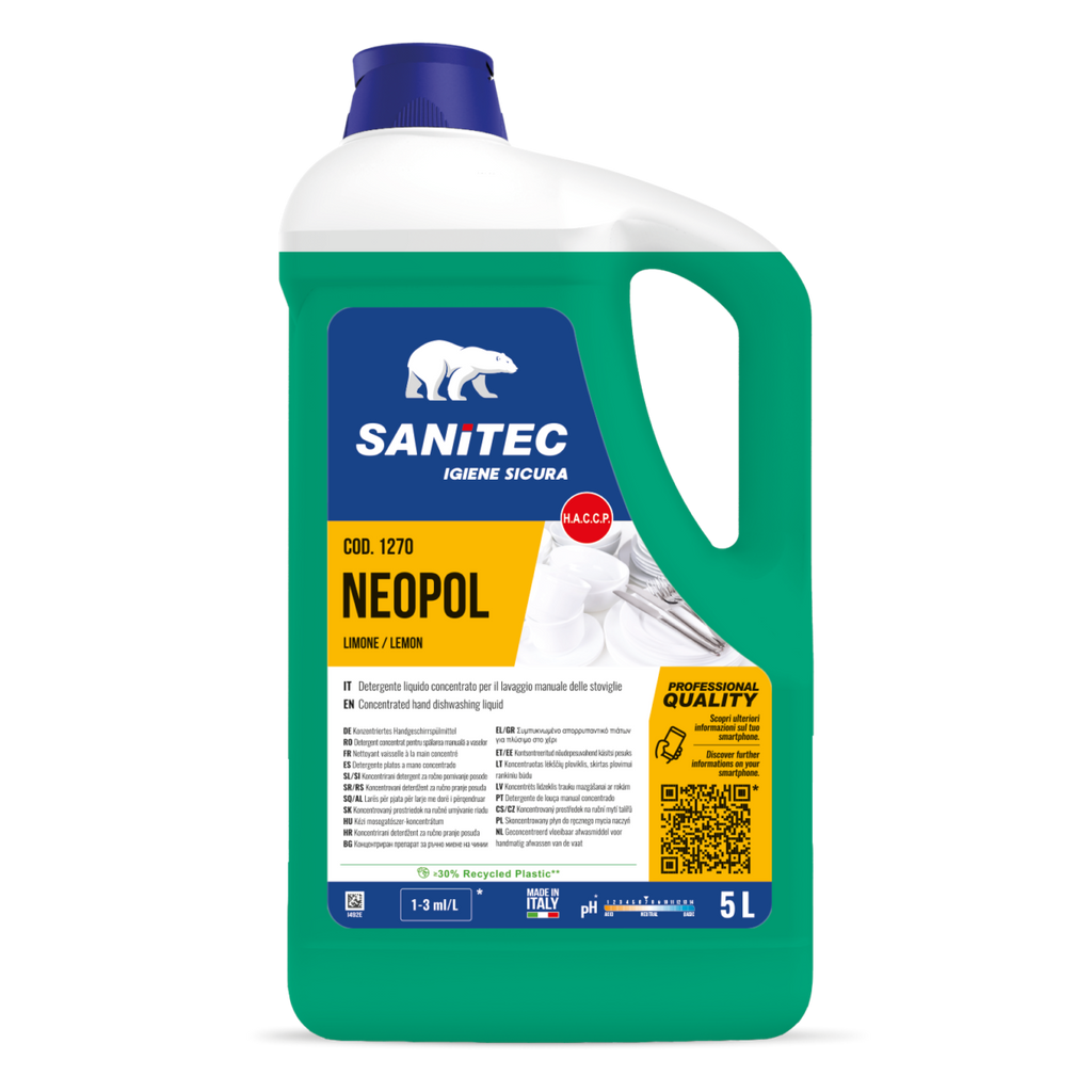 Neopol Limone – Detersivo Piatti Manuale Profumo Limone