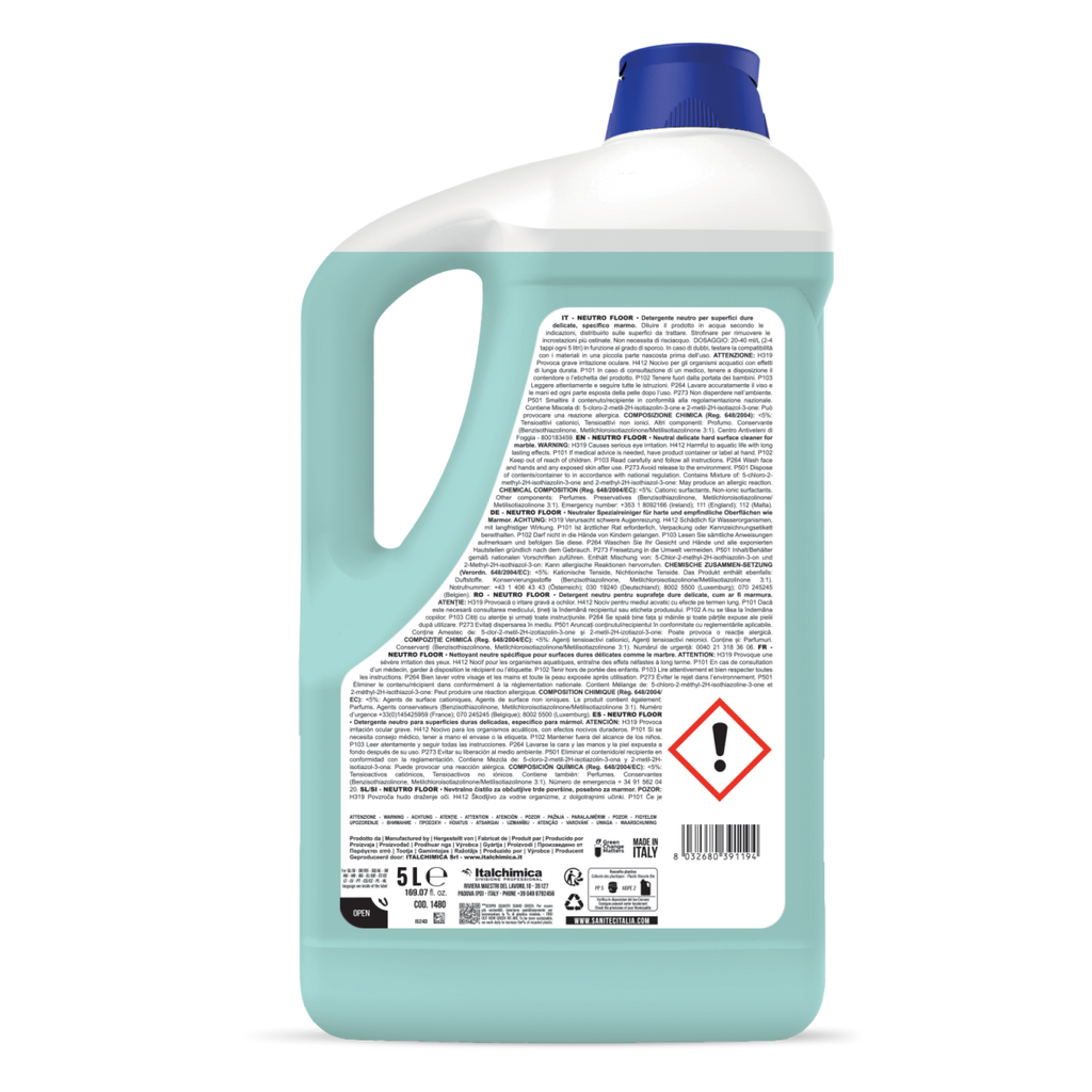 Neutro Floor – Detergente Neutro per Pavimenti Delicati e con Cera