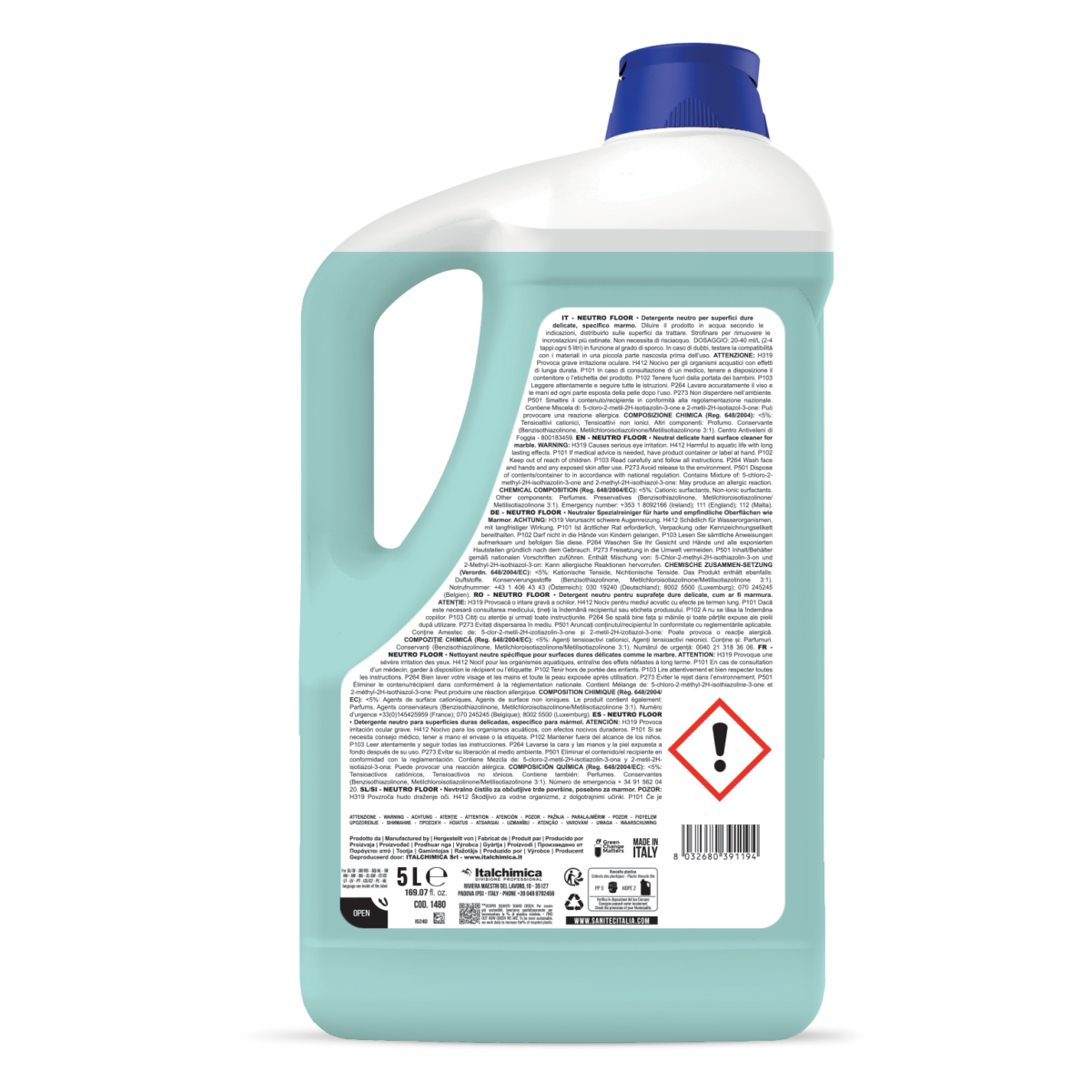 Neutro Floor – Detergente Neutro per Pavimenti Delicati e con Cera