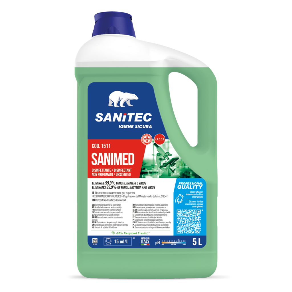 Sanimed – Disinfettante PMC Concentrato Pavimenti e Superfici