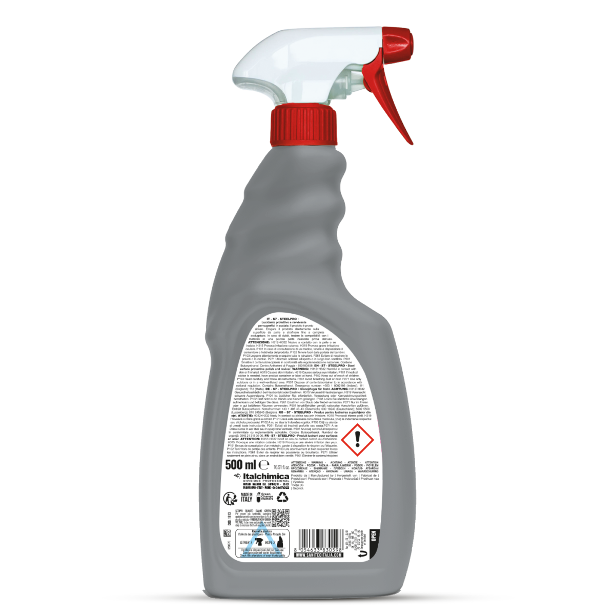 S7 SteelPro – Lucidante Professionale per Acciaio e Metalli