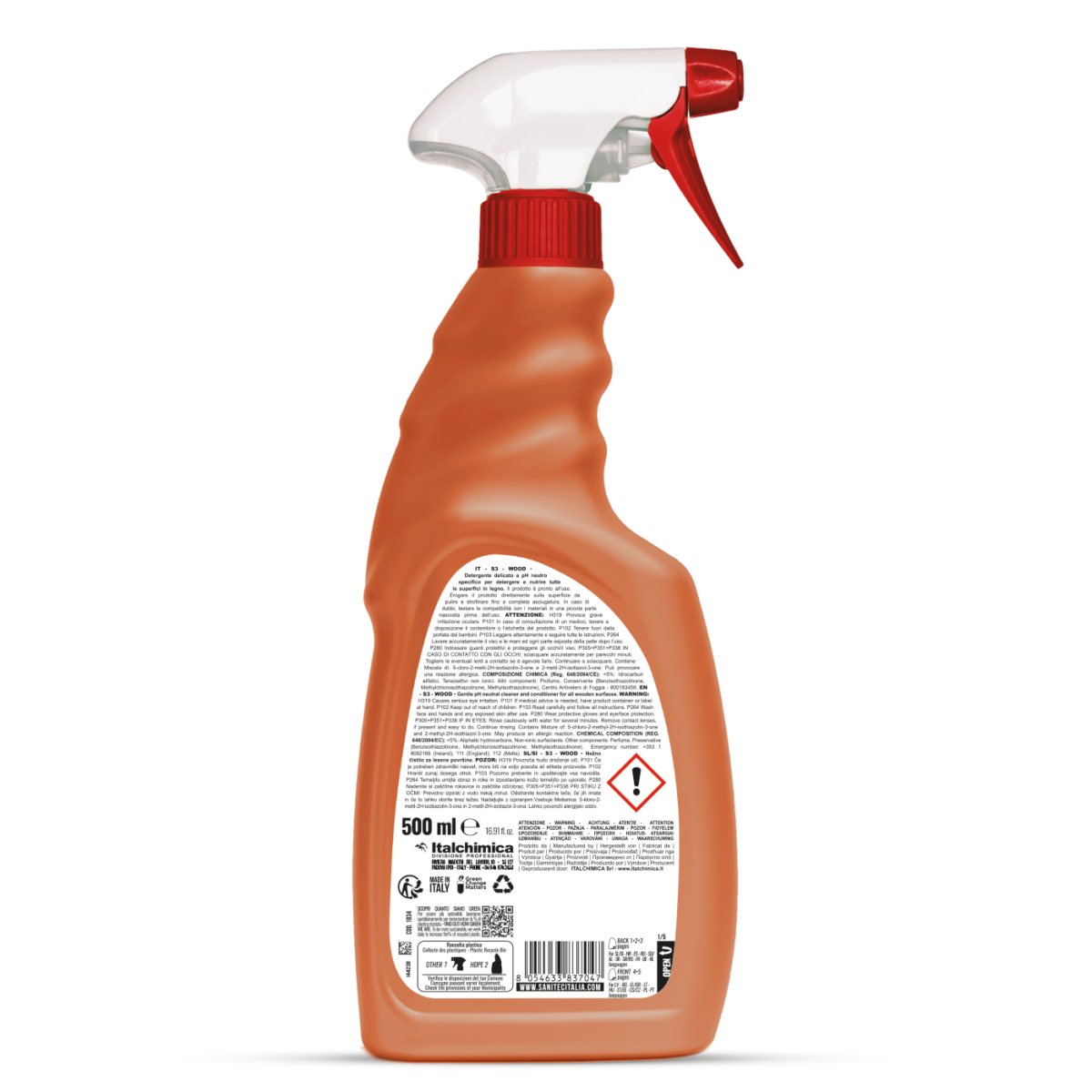 S3 Wood – Detergente Specifico per Superfici in Legno
