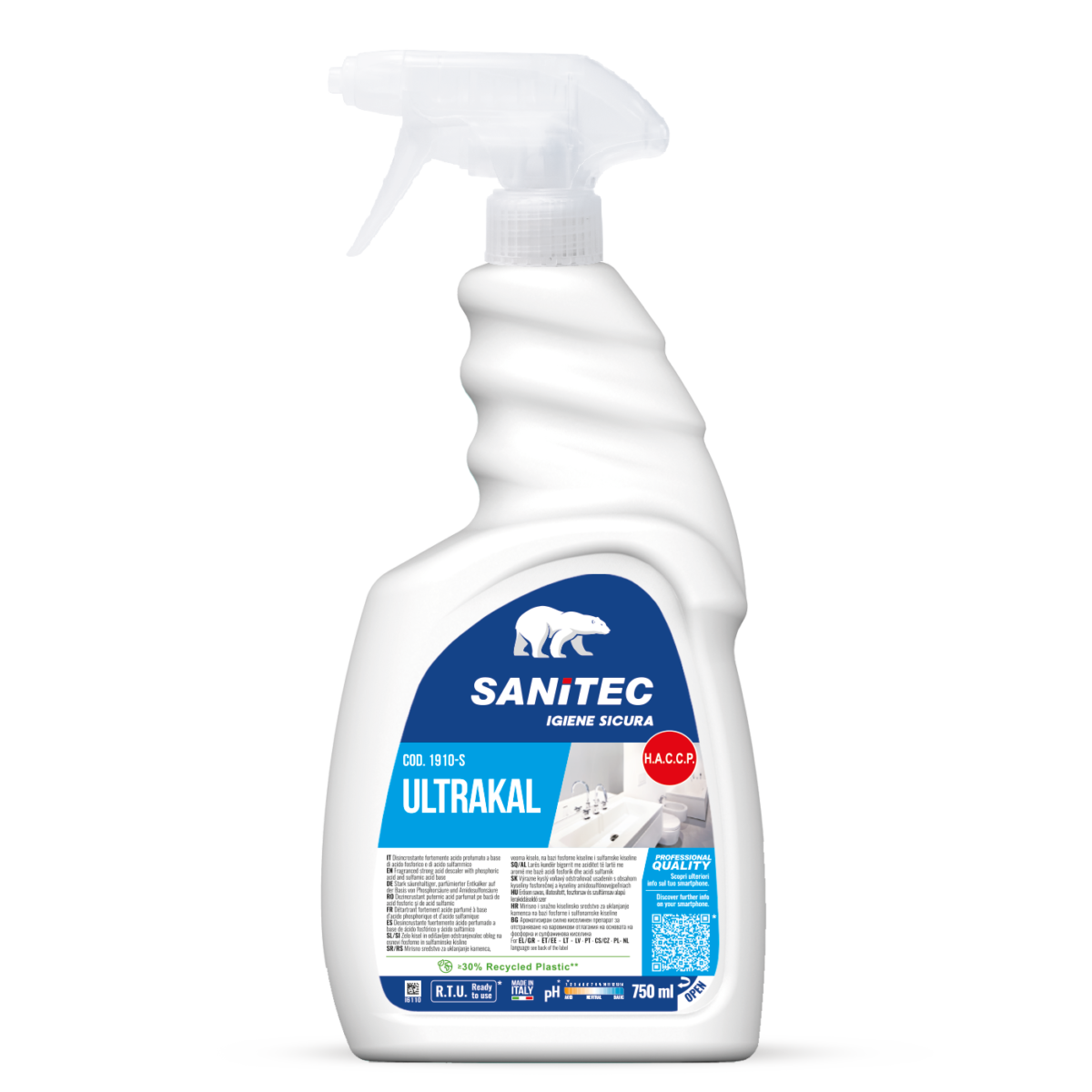 Ultrakal – Anticalcare Spray Rapido per Bagni e Superfici