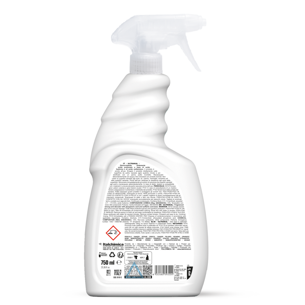 Ultrakal – Anticalcare Spray Rapido per Bagni e Superfici
