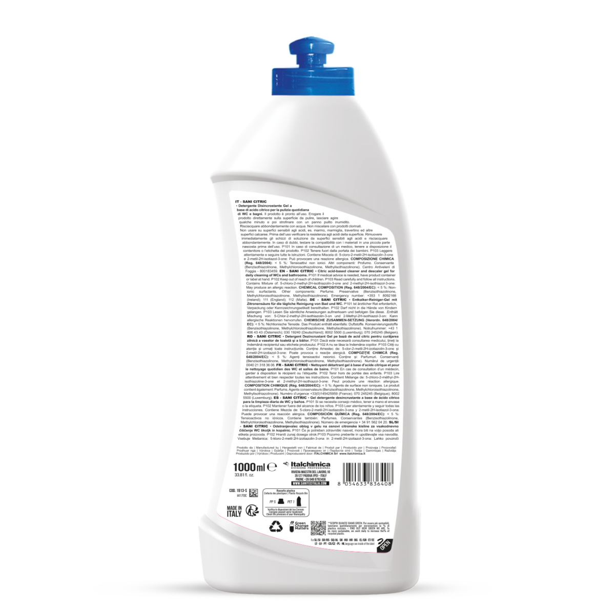Sani Citric – Anticalcare Igienizzante in Gel per Bagni
