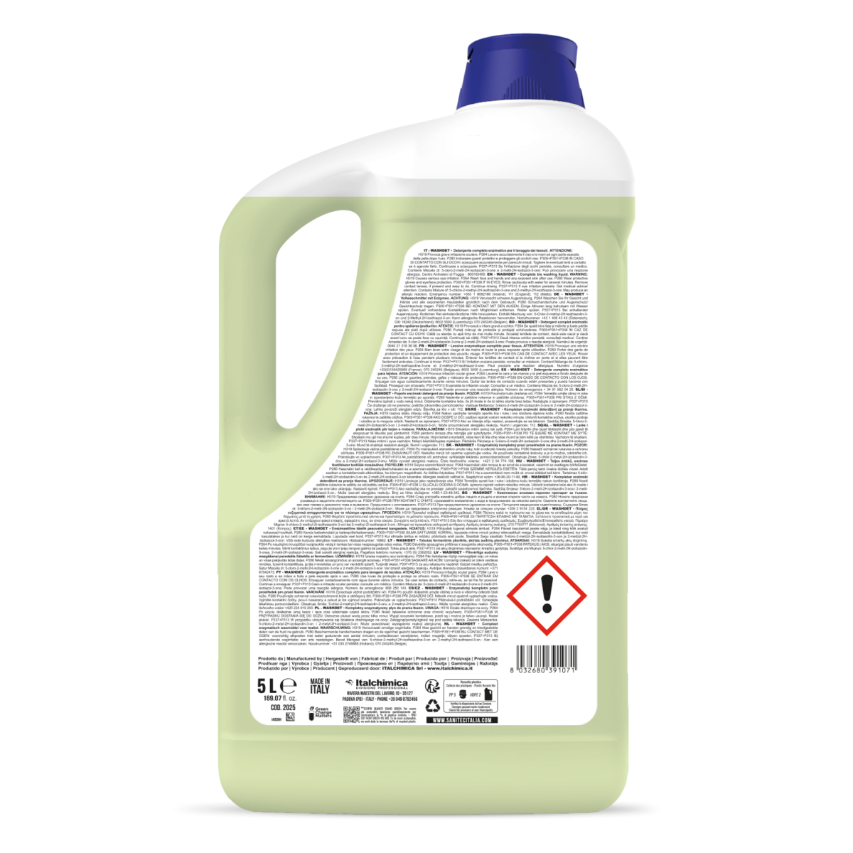 WASHDET SANITEC - Detergente Enzimatico Bucato Professionale