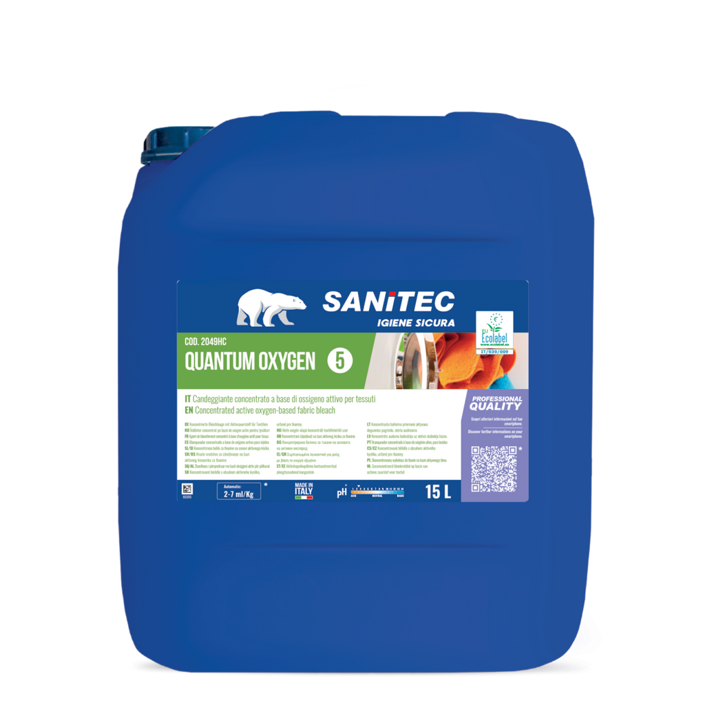 QUANTUM SANITEC - Sistema Detergenti Lavanderia Professionale
