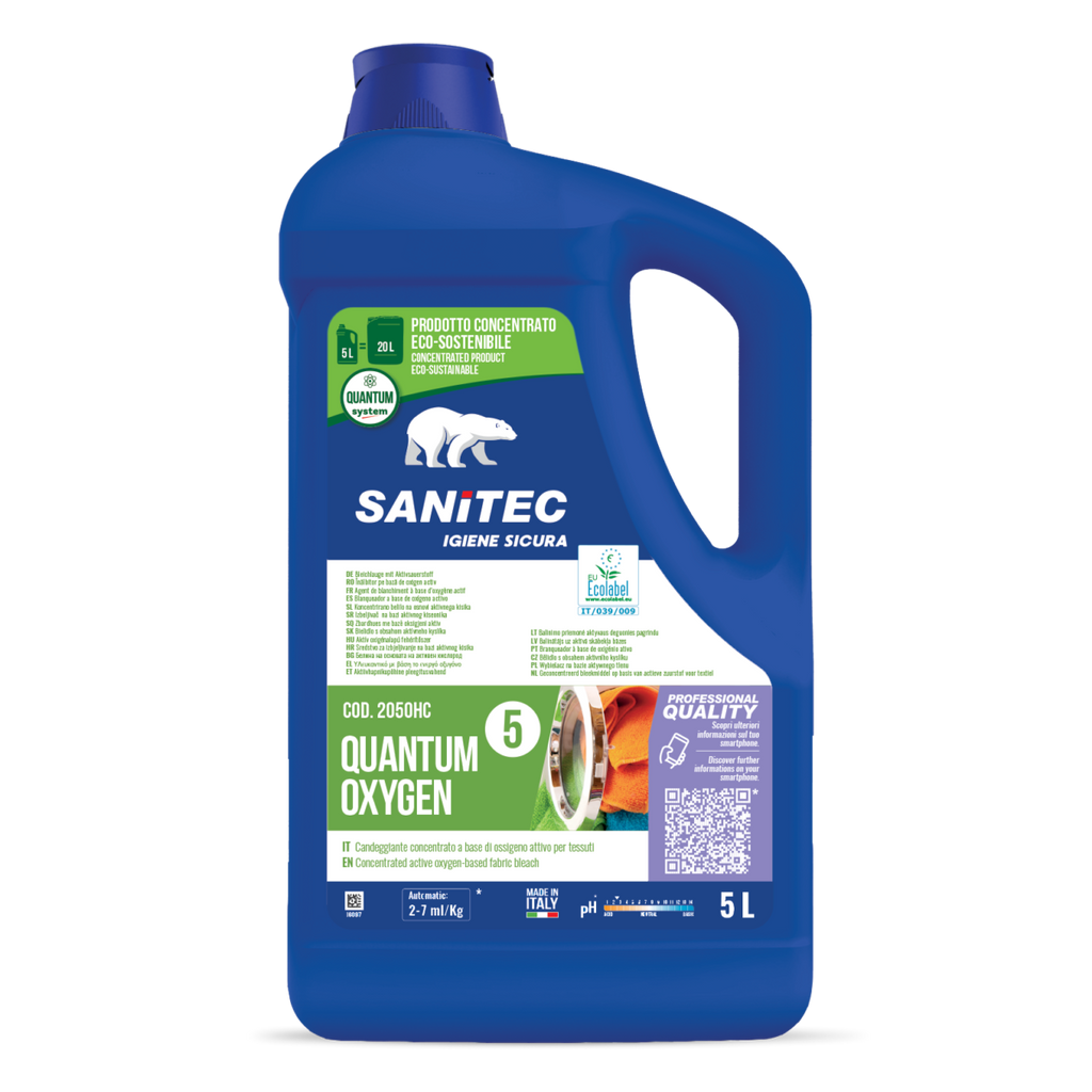 QUANTUM SANITEC - Sistema Detergenti Lavanderia Professionale