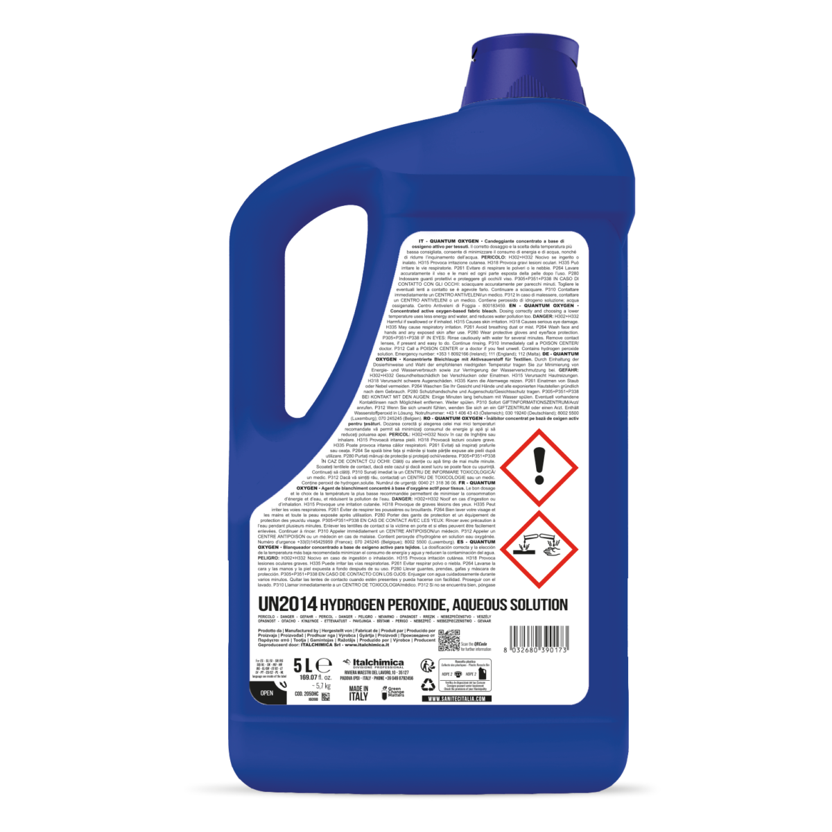 QUANTUM SANITEC - Sistema Detergenti Lavanderia Professionale