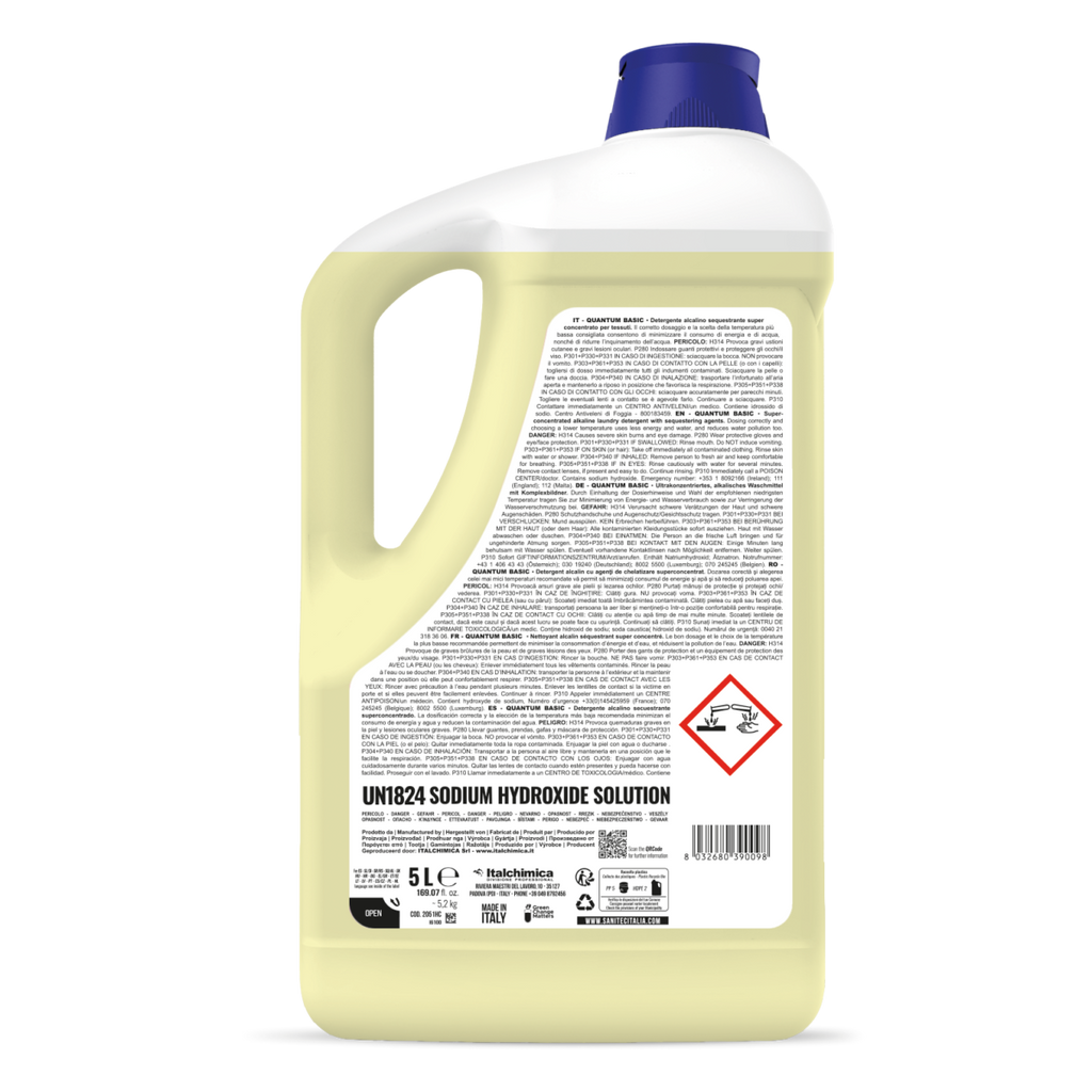 QUANTUM SANITEC - Sistema Detergenti Lavanderia Professionale