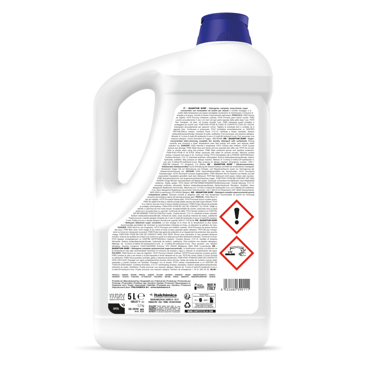 QUANTUM SANITEC - Sistema Detergenti Lavanderia Professionale