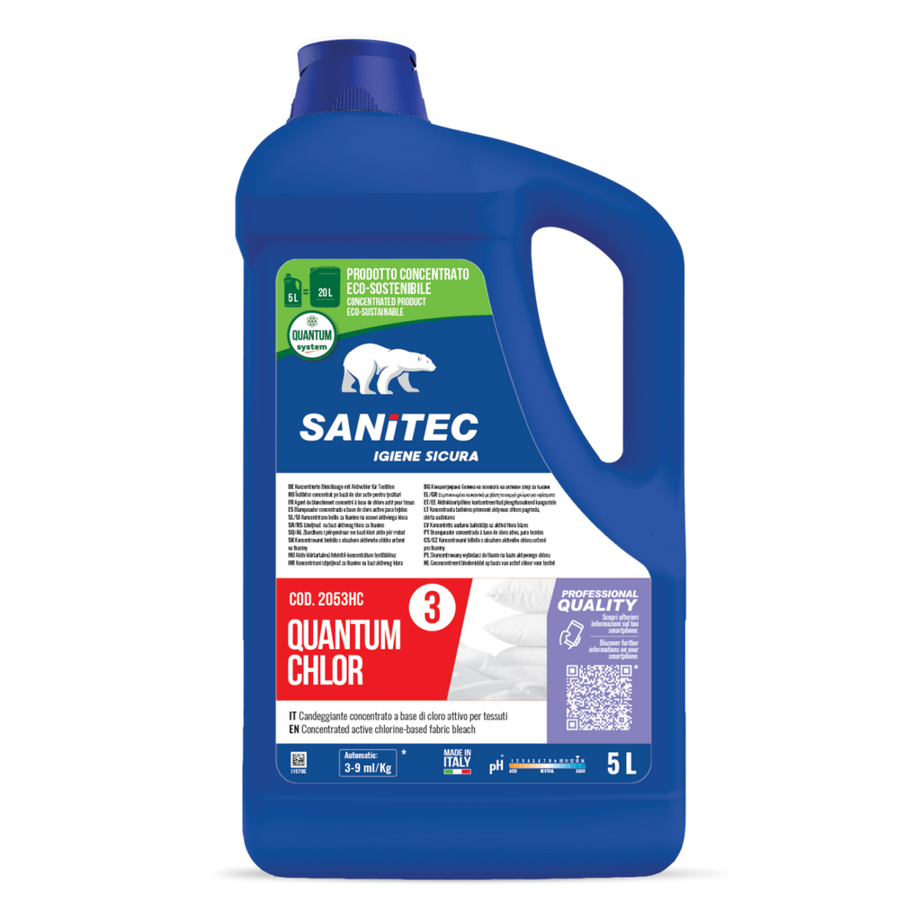 QUANTUM SANITEC - Sistema Detergenti Lavanderia Professionale