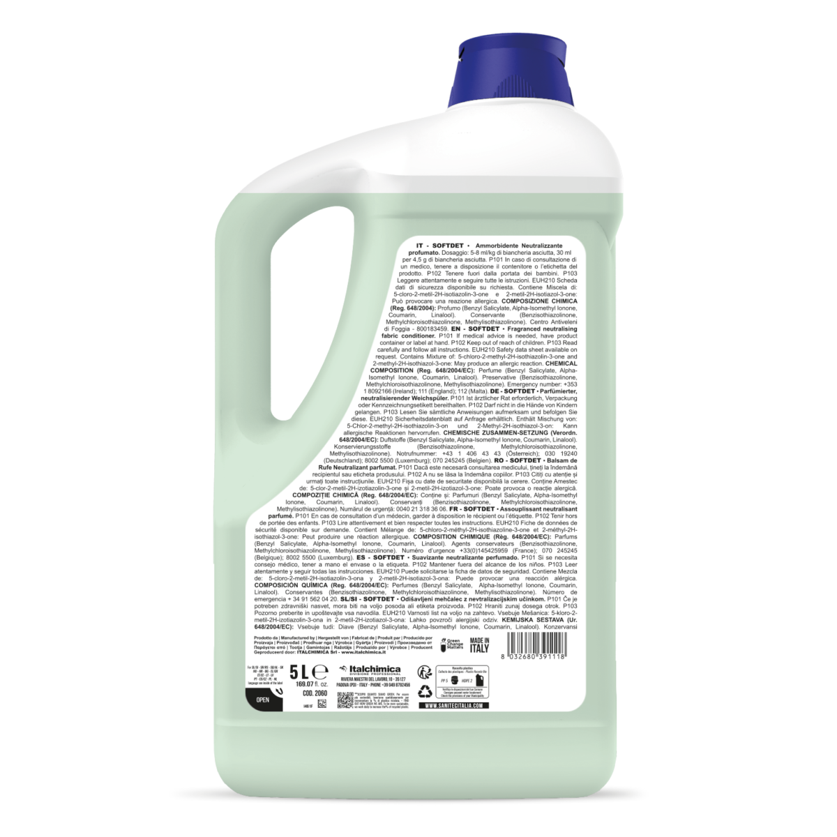 SOFTDET SANITEC - Ammorbidente Bucato Professionale