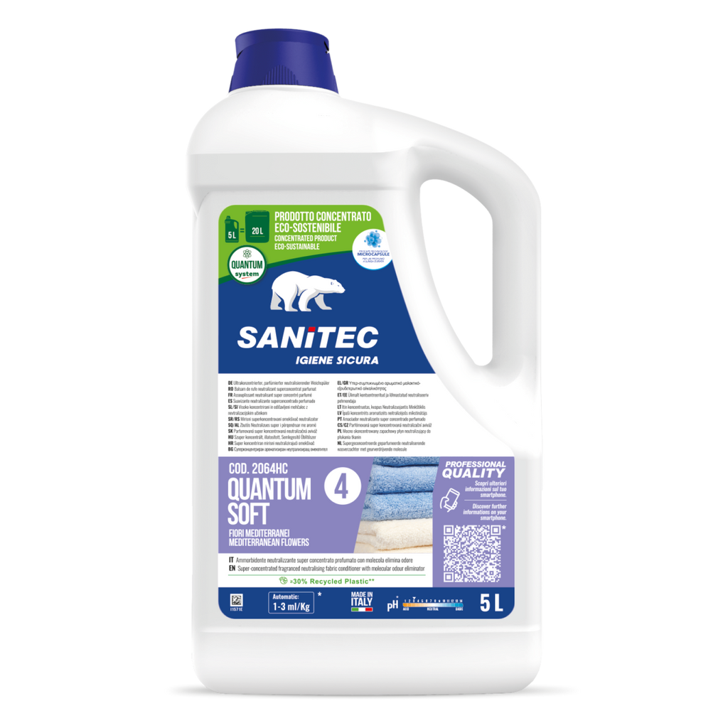 QUANTUM SANITEC - Sistema Detergenti Lavanderia Professionale