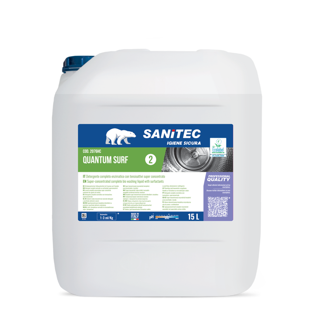 QUANTUM SANITEC - Sistema Detergenti Lavanderia Professionale