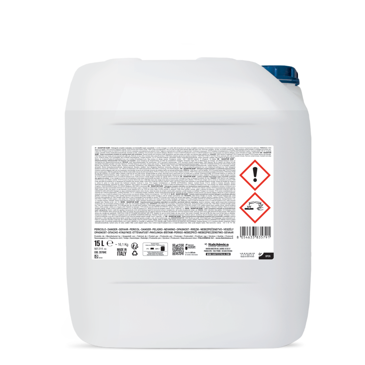 QUANTUM SANITEC - Sistema Detergenti Lavanderia Professionale