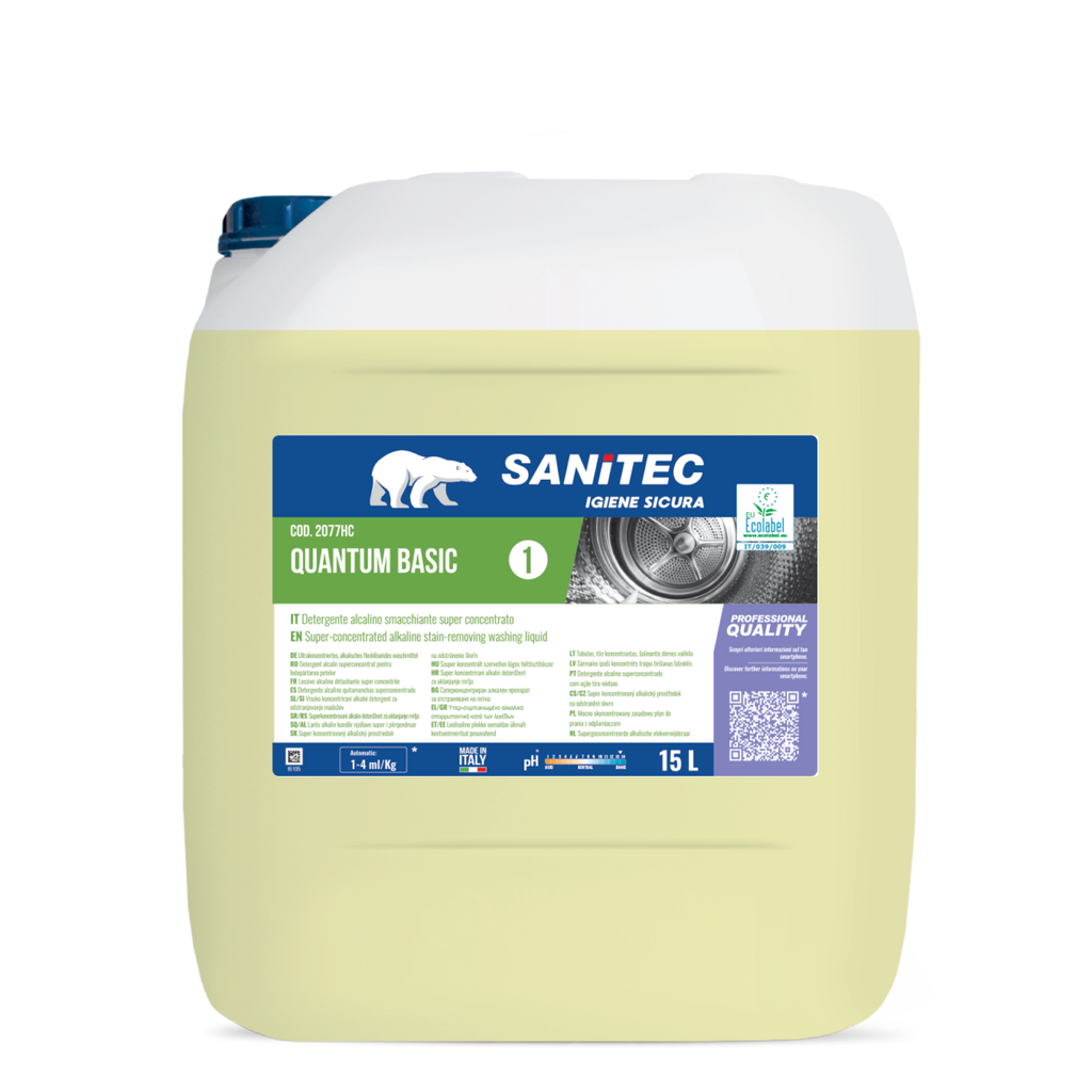 QUANTUM SANITEC - Sistema Detergenti Lavanderia Professionale