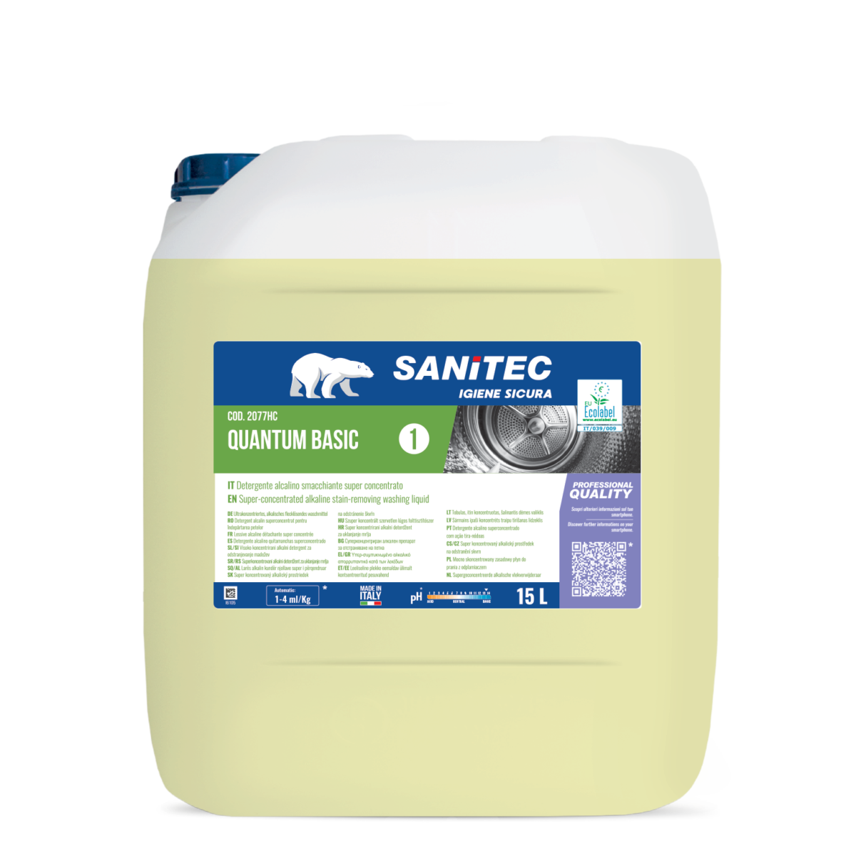 QUANTUM SANITEC - Sistema Detergenti Lavanderia Professionale