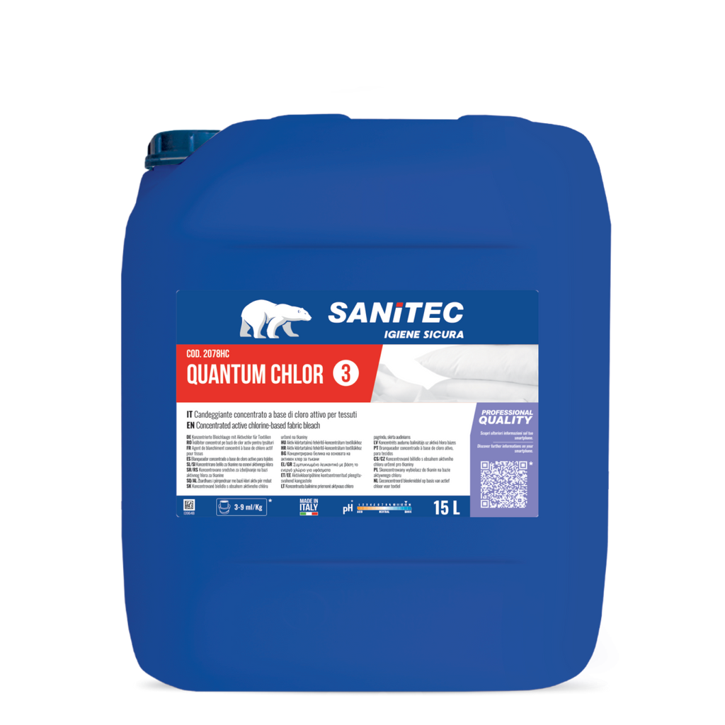 QUANTUM SANITEC - Sistema Detergenti Lavanderia Professionale