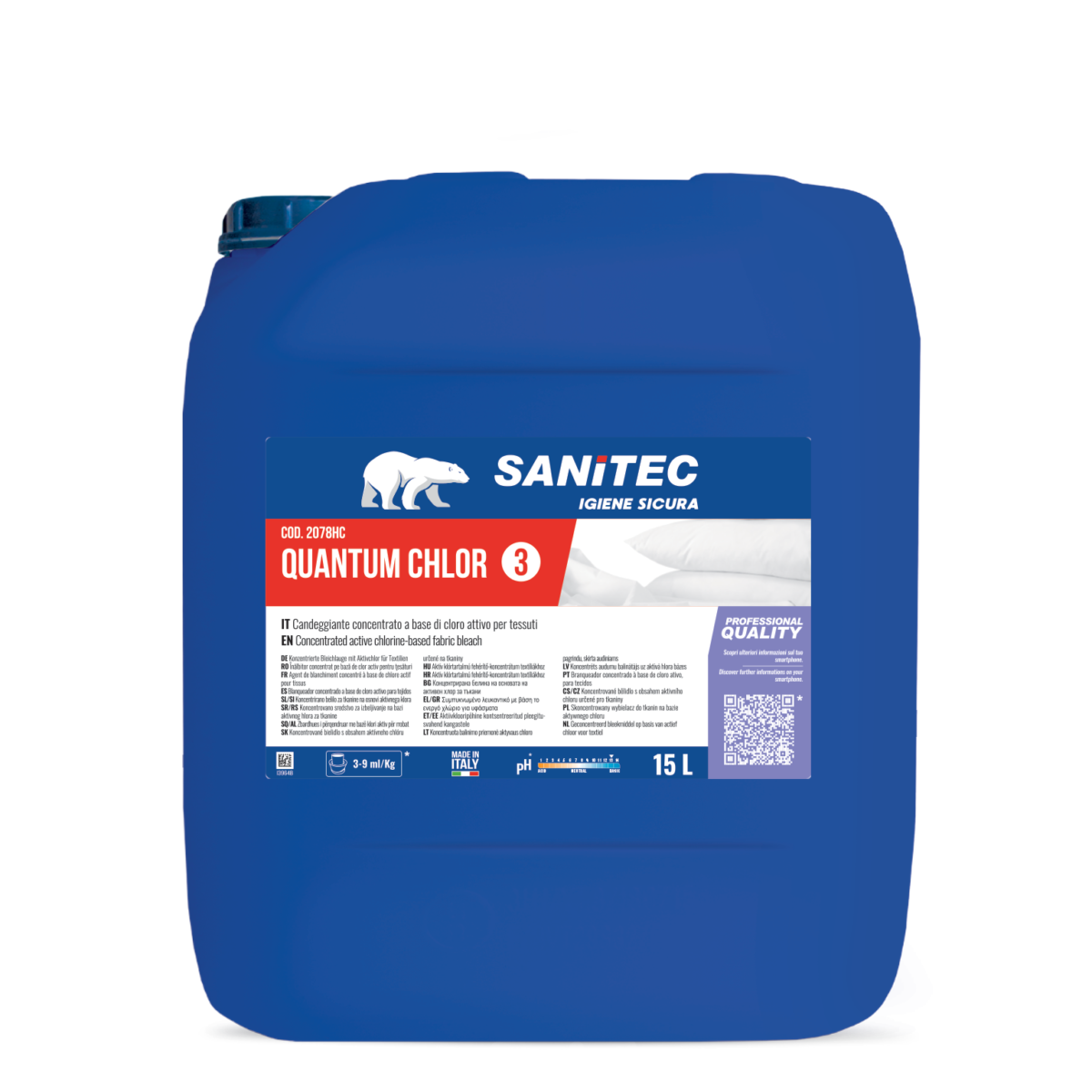 QUANTUM SANITEC - Sistema Detergenti Lavanderia Professionale