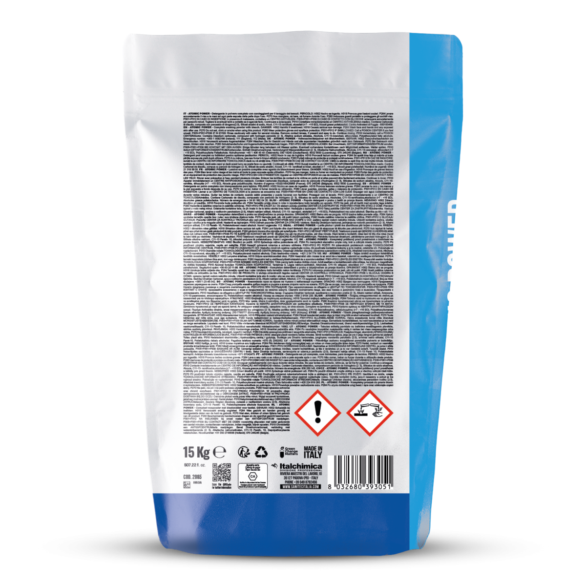 ATOMIC POWER - Detergente lavatrice in polvere  SANITEC