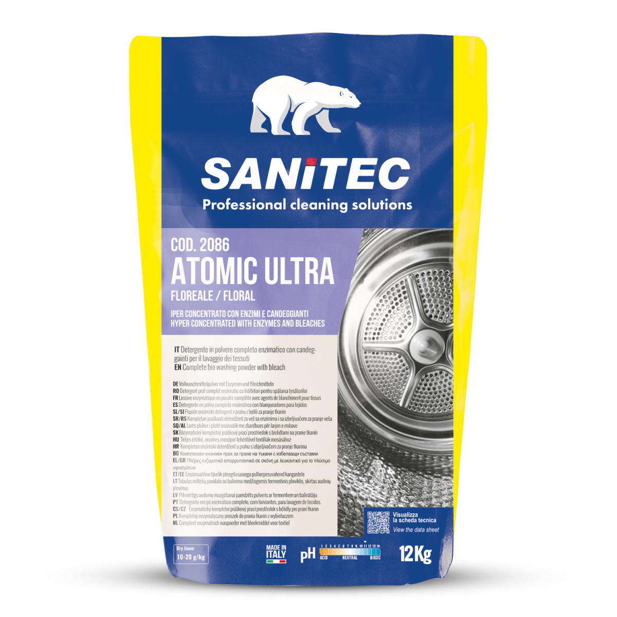 ATOMIC ULTRA - Detergente lavatrice in polvere SANITEC