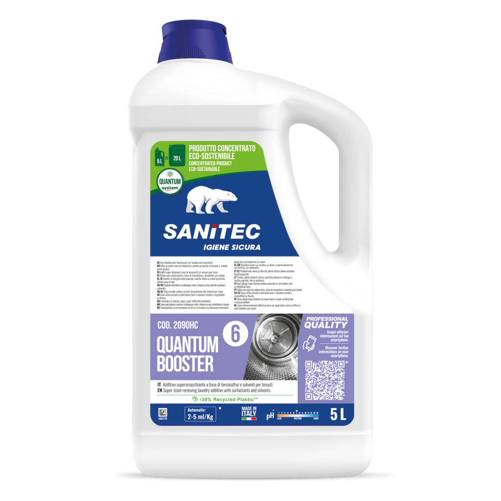 QUANTUM SANITEC - Sistema Detergenti Lavanderia Professionale