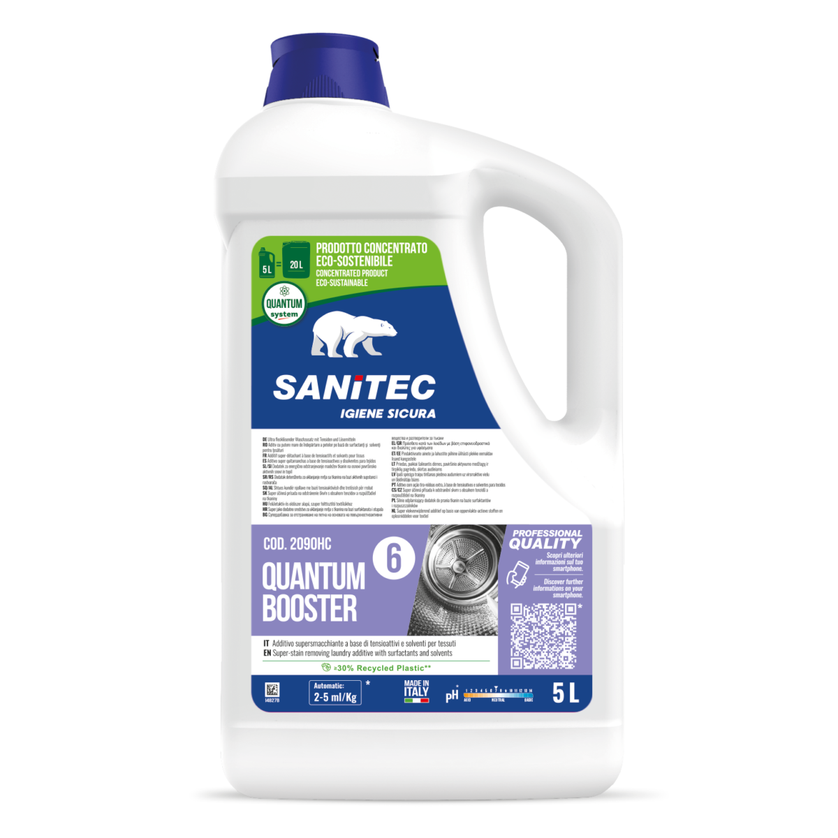 QUANTUM SANITEC - Sistema Detergenti Lavanderia Professionale