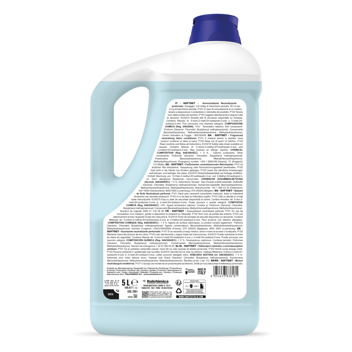 SOFTDET SANITEC - Ammorbidente Bucato Professionale