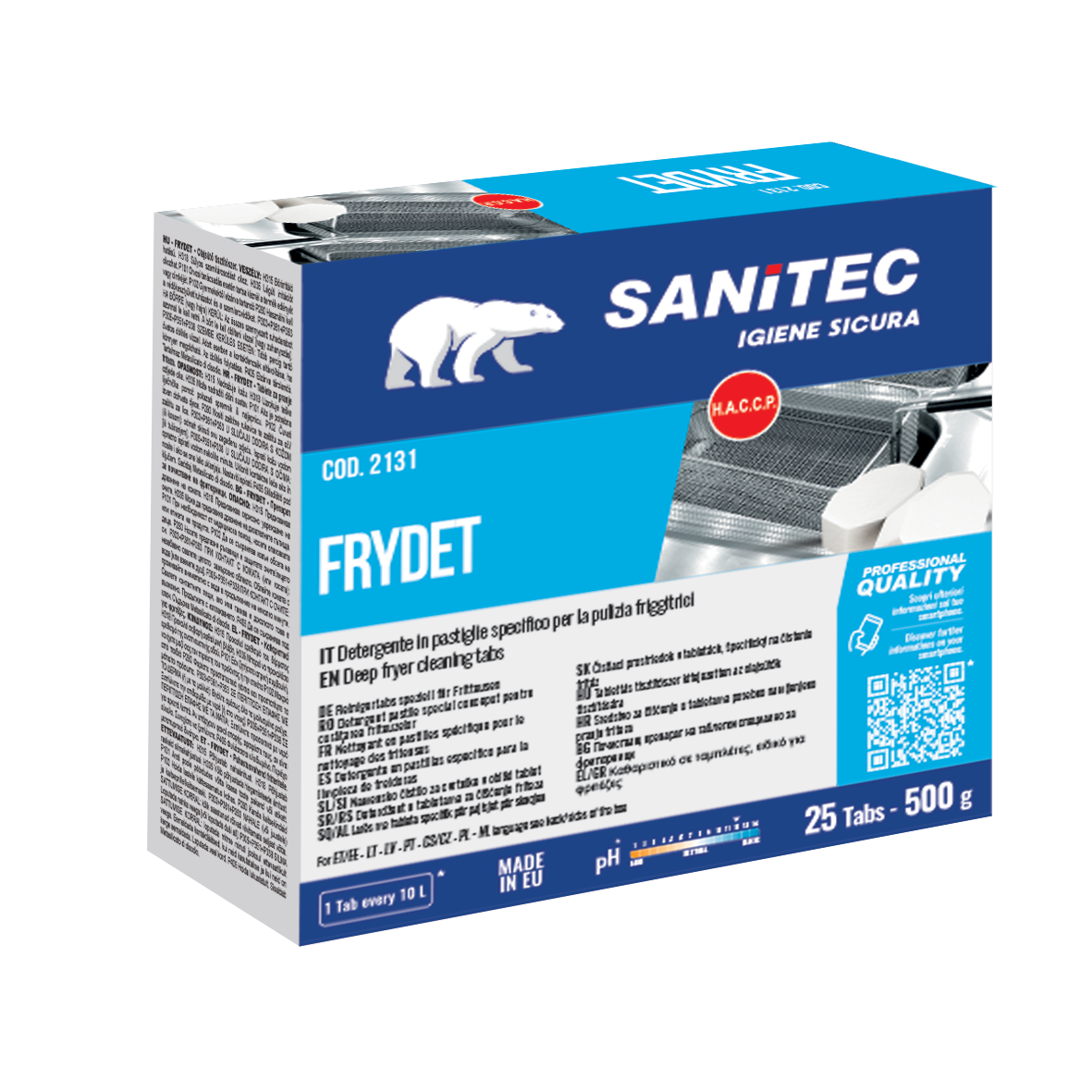 Frydet 25 Tablets – Pastiglie Detergenti per Friggitrici