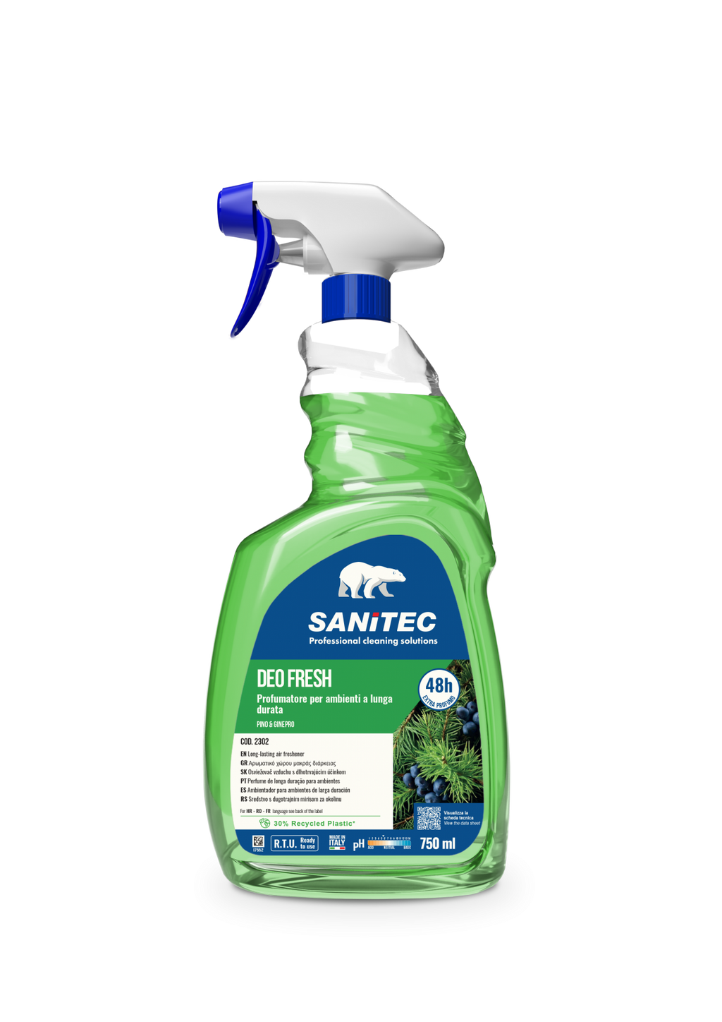 DEO FRESH SANITEC - Deodorante Ambienti Professionale 750ml