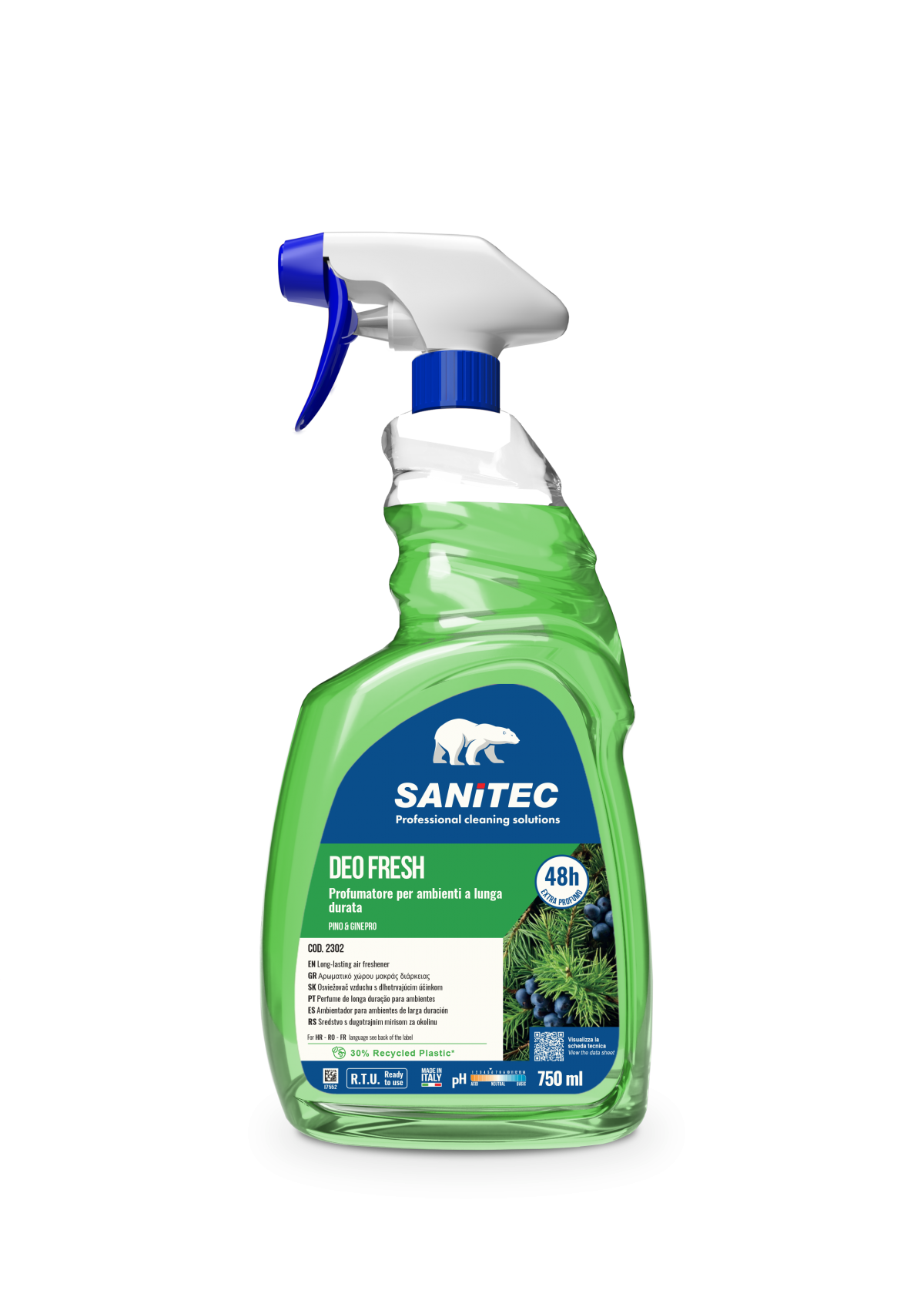 DEO FRESH SANITEC - Deodorante Ambienti Professionale 750ml