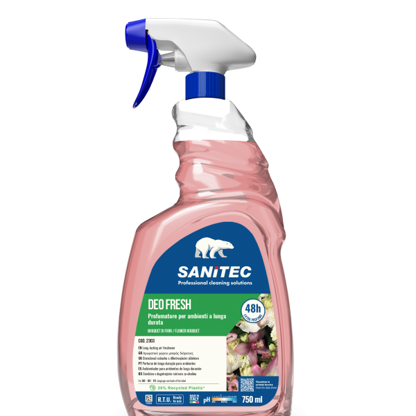 DEO FRESH SANITEC - Deodorante Ambienti Professionale 750ml