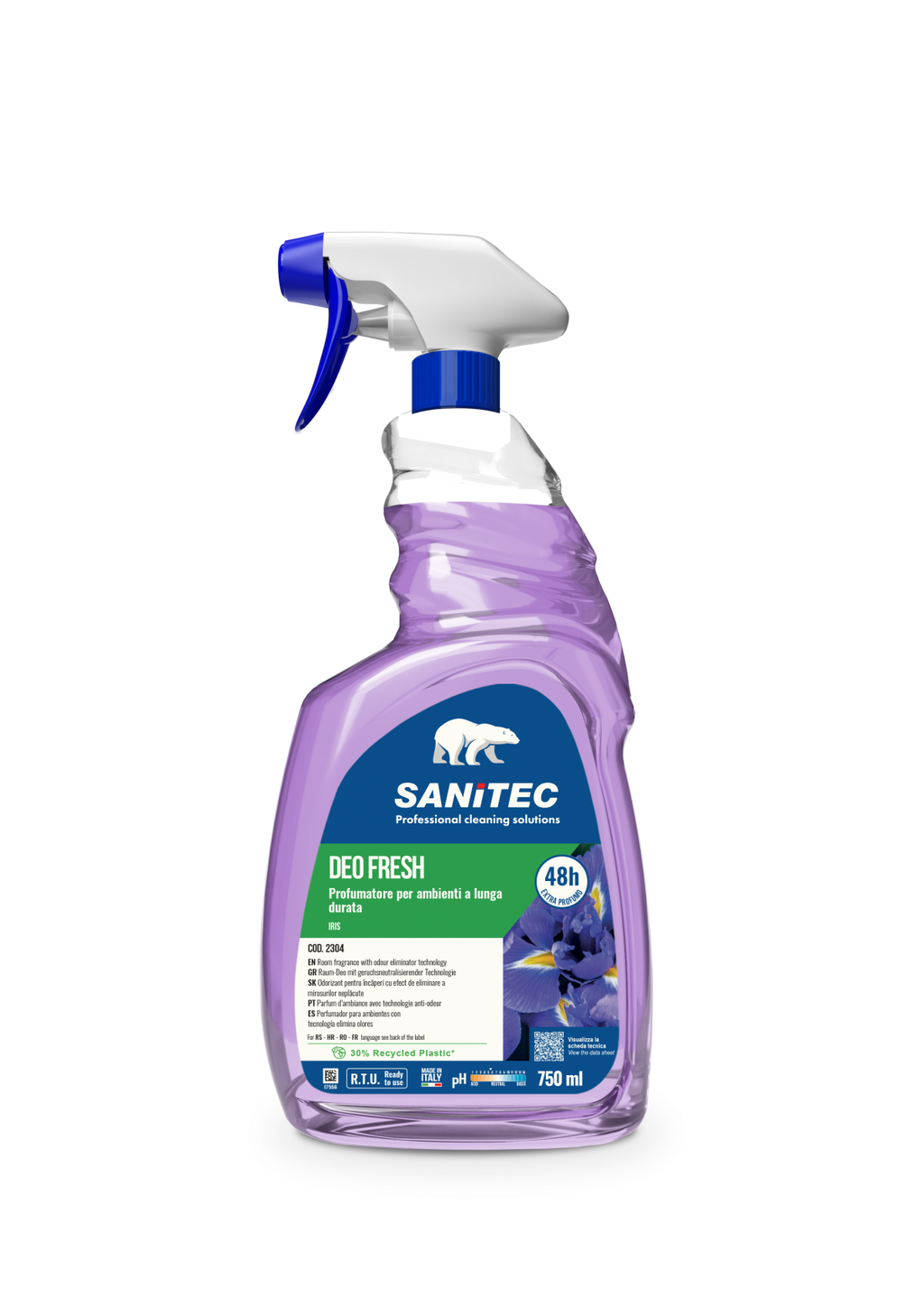 DEO FRESH SANITEC - Deodorante Ambienti Professionale 750ml