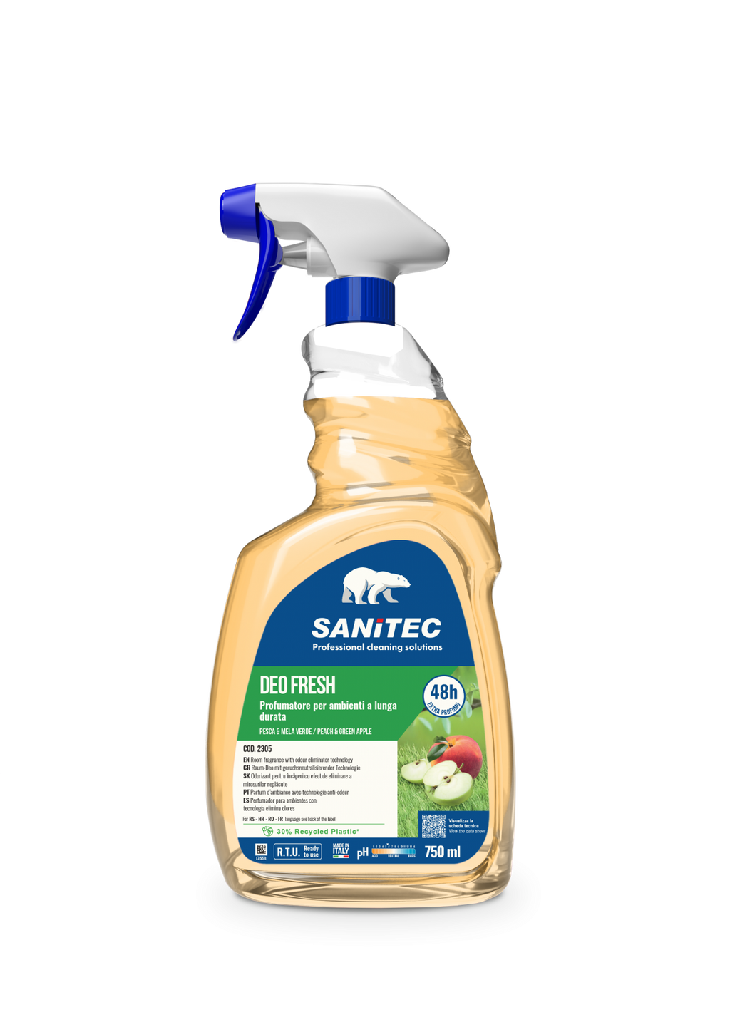 DEO FRESH SANITEC - Deodorante Ambienti Professionale 750ml