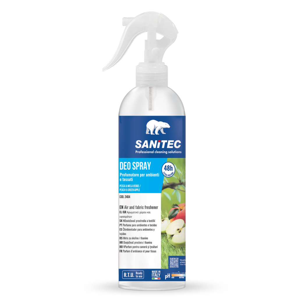 Deo Spray SANITEC deodorante ambiente 48 ore efficacia mela