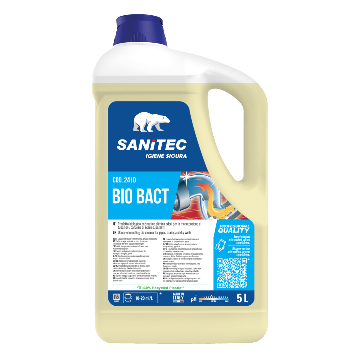 Bio Bact – Detergente Biologico Enzimatico per Scarichi e Pavimenti