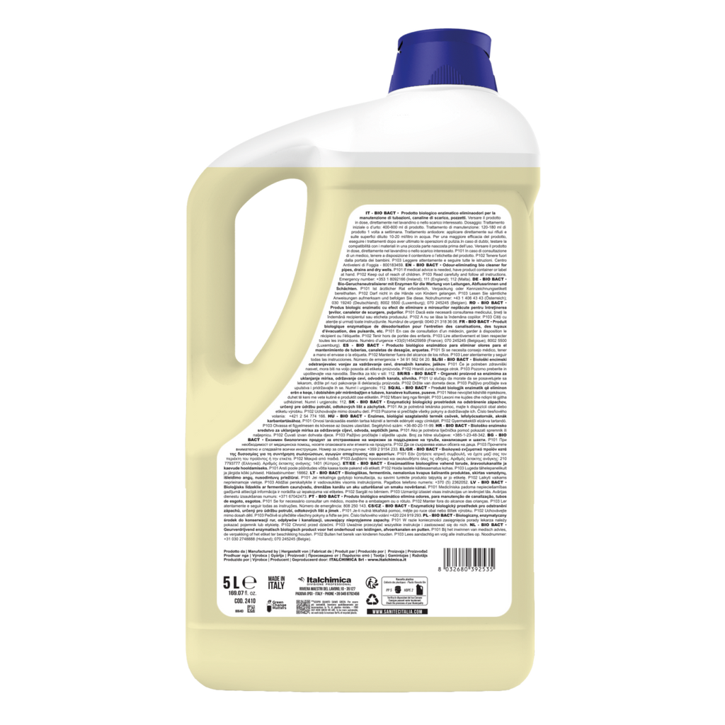 Bio Bact – Detergente Biologico Enzimatico per Scarichi e Pavimenti