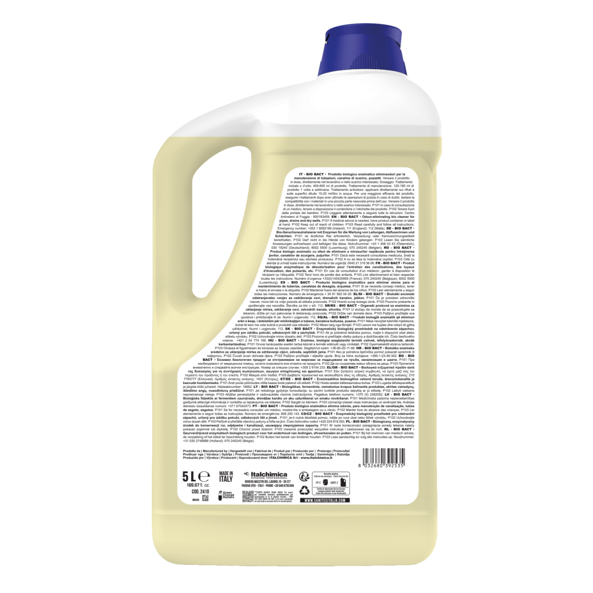 Bio Bact – Detergente Biologico Enzimatico per Scarichi e Pavimenti