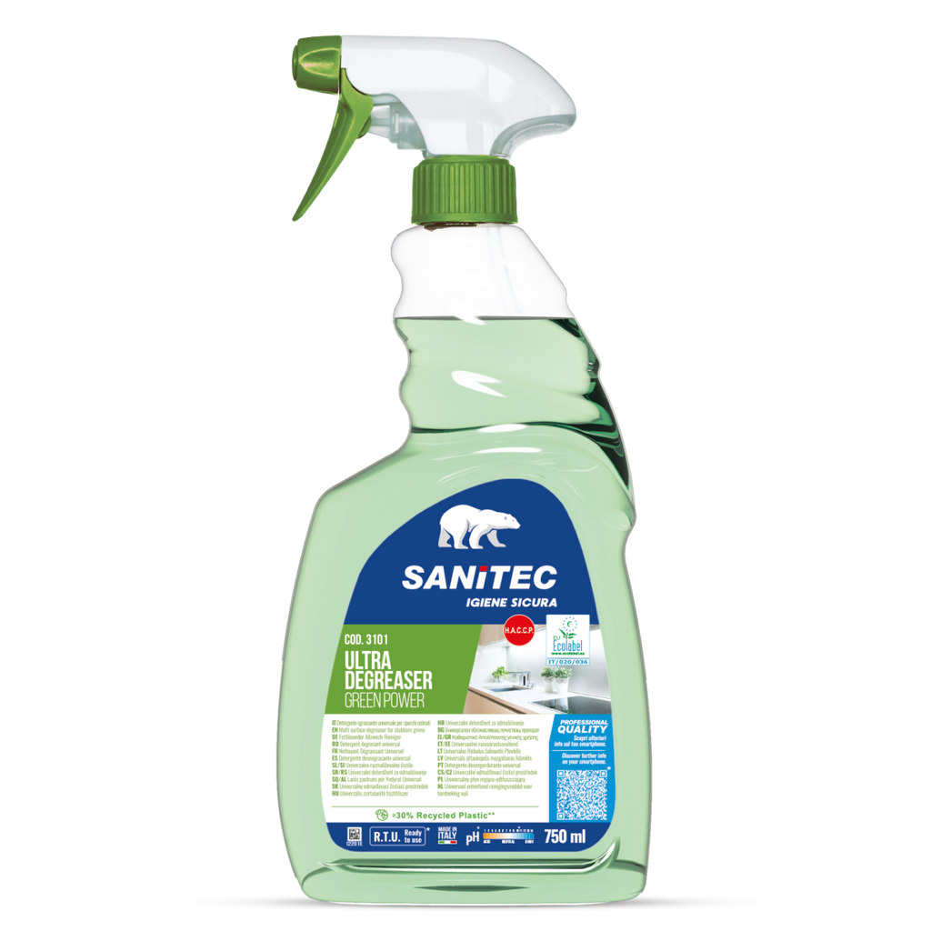 Degreaser SANITEC formula concentrata multi superficie ECOLABEL