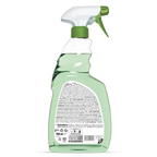 Retro flacone sgrassatore SANITEC con ingredienti e modalità d'uso ECOLABEL 750ML