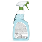 Retro flacone Igienikal SANITEC con ingredienti e modalità d'uso ECOLABEL