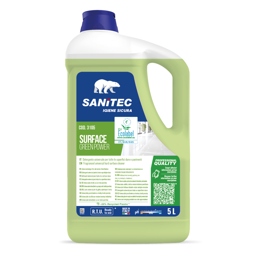 Surface Green Power – Detergente Pavimenti Ecolabel Universale