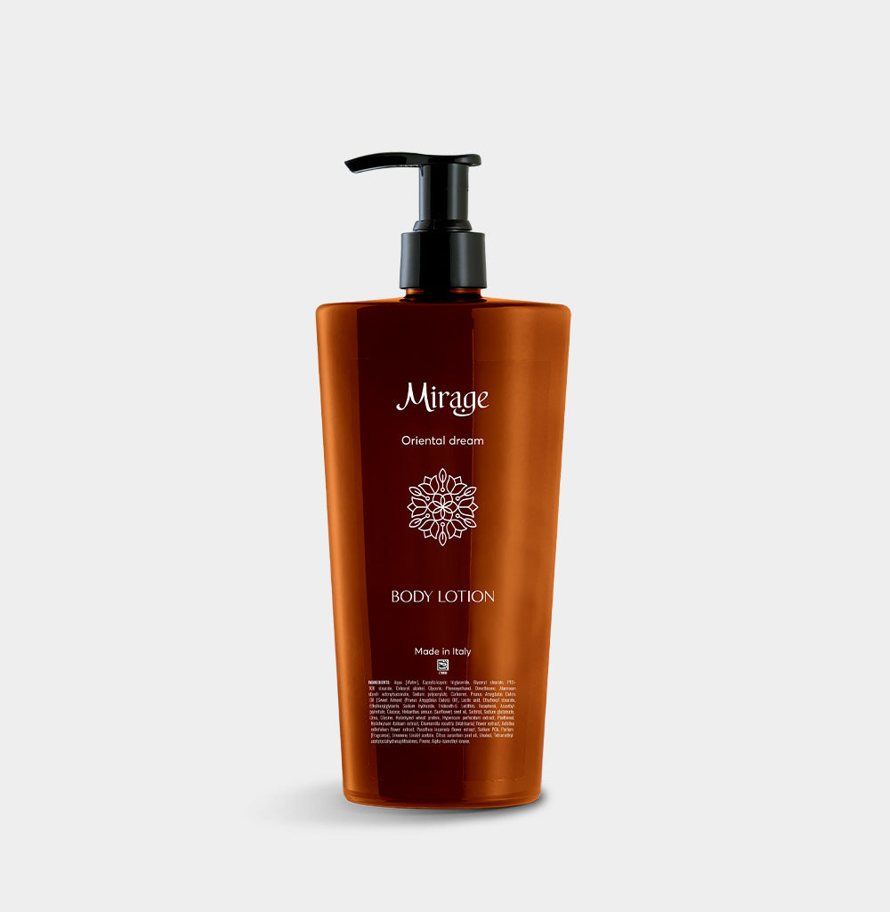 MIRAGE Body Lotion Oriental Dream Beauty Escape crema corpo hotel certificata 400ml
