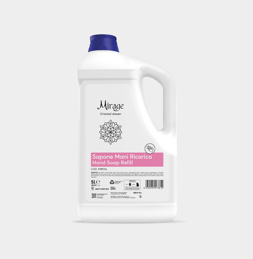 MIRAGE Hair & Body Wash Beauty Escape - detergente 2in1 professionale per ospitalità