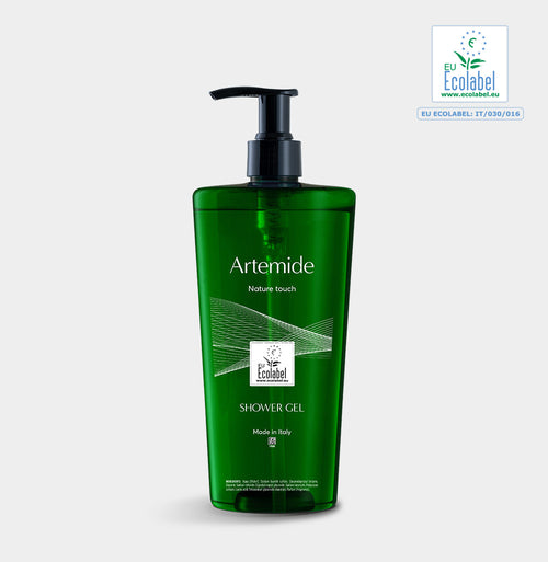 ARTEMIDE SHOWER GEL Beauty Escape - flacone dispenser verde 300ml per doccia shampoo cortesia hotel