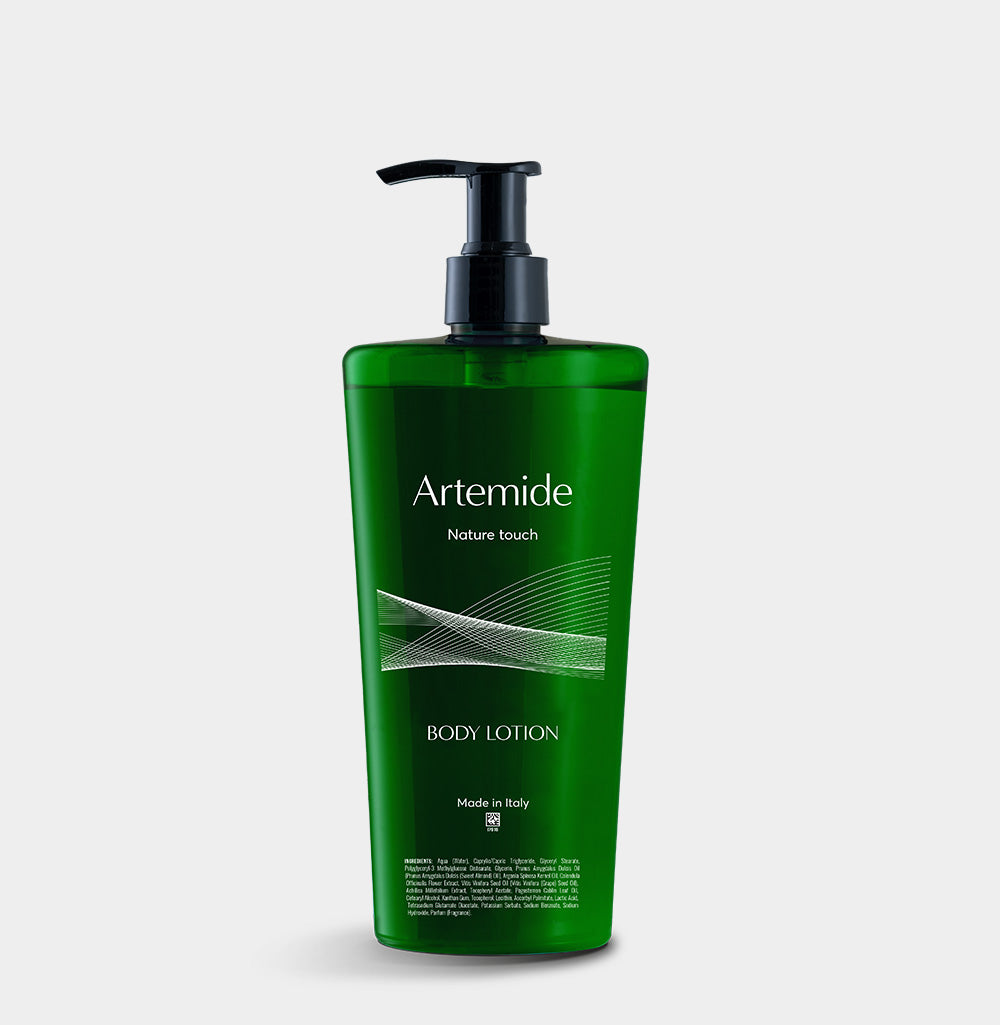 Body lotion Artemide Beauty Escape idratante per hotel certificata Ecolabel